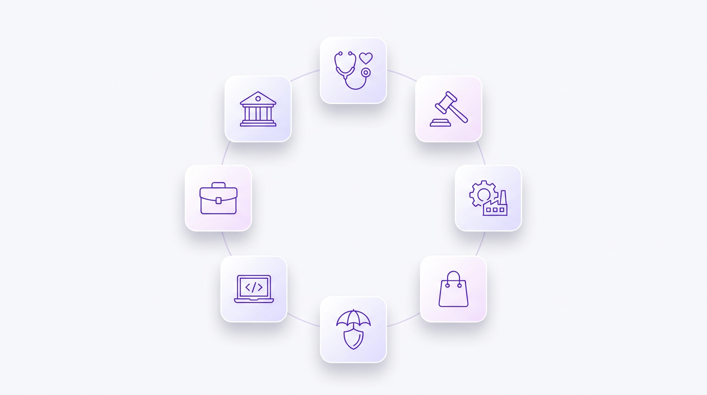 Industries served by AI-Harness